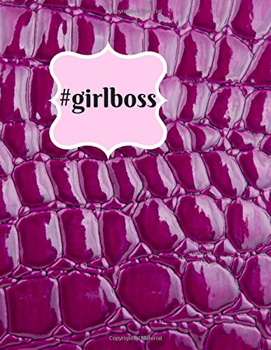 Girlboss: Pink Journal / Notebook 100 Blank Pages Size 8,5 x 11