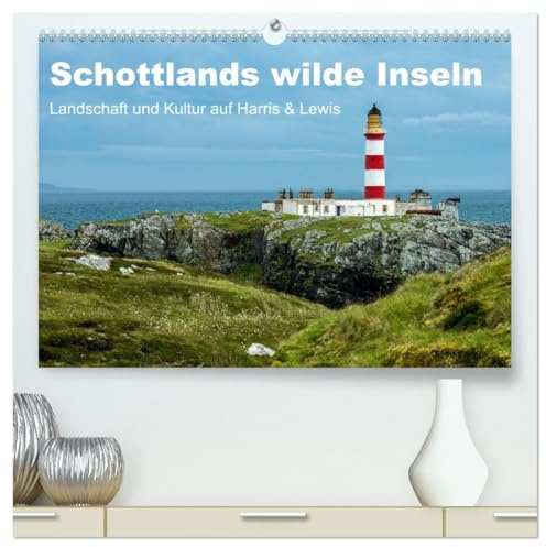 Schottlands wilde Inseln (hochwertiger Premium Wandkalender 2026 DIN A2 quer), Kunstdruck in Hochglanz: Landschaften und Kultur der Inseln Harris & Lewis in 13 ausgesuchten Bildern (CALVENDO Orte)