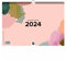 GOOD DAYS, Wandkalender 2024: Ein Wandschmuck für Designliebhaber: Der dekorative Monatskalender von XOXO Arte