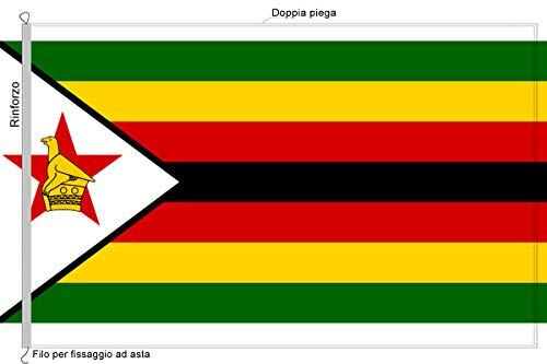 Bandiera In Tessuto Nautico Misura 70x100 Zimbabwe