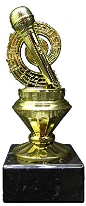 RaRu Musik/Karaoke-Pokal mit Ihrer Wunschgravur (BiGo)