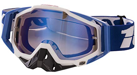 Carolilly Lunette de Moto Cross Mototourisme Lunettes Goggle Lunettes de Ski d 'Anti-poussière d'anti-buée Coupe-Vent pour Activités Extérieures (H, OneSize)