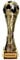 Larius Group Fußball Pokal mit Wunschgravur Extra Groß (250mm, 460gr.) - Trophäe Ehrenpreis Goldener Schuh Ball - Torschützenkönig (Text: Torschützenkönig)