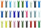 YKK - Cerniera lampo con denti in plastica n. 5, misura media, divisibile, 580 nero, 40 cm