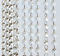 5x 1M Türvorhang Kristall Perlen Girlande Acryl Deko Perlenband Fadenvorhang Perlenvorhang Hängende Partei Dekor Ornament Anhänger für DIY Hochzeit Dekor Vorhang Lampe Garten Party Weihnachten,Klar
