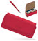 CABLE TECHNOLOGIES Custodia in Eco-Pelle di Alta Qualità compatibile con IQOS ILUMA / 3 DUO/ 3, Astuccio in Pelle PU, ecopelle, Organizer, Cover/Borsello Sigaretta Elettronica,Accessori (Rossa)
