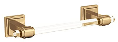 Glacio Barre Porte-Serviettes contemporaine 203 mm Transparent/Bronze Champagne