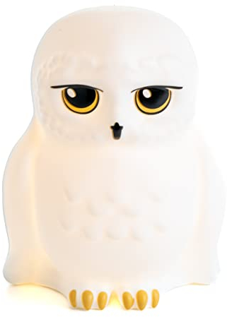 Harry Potter Hedwig Night Light - Officially Licensed Decor Gift, Bedroom Portable Mood Light for Kids, Battery Powered | Paladone, Black