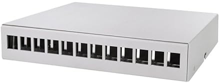 LogiLink NP0094 Netzwerk-Anschlussdose, Grau, 232 mm x 112,5 mm x 45,2 mm Abmessungen