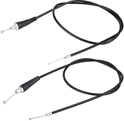 Câble d'accélérateur de moto, câble d'huile, ligne d'accélérateur de moto, câble d'accélérateur à tête droite (M8-Noir)