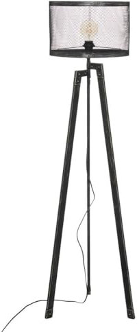 Lampadaire trépied Noah - métal - noir - H140 cm - Atmosphera créateur d'intérieur