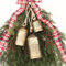 Frdun Rustikale Metall-Weihnachtsglocken, Metall, Weihnachten, Vintage-Glocke, hängende Glocken, Windspiele für Party, Weihnachten, Hochzeit (Typ A, Gold)