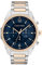 Calvin Klein Chronograph Quarz Uhr für Herren Kollektion CK Force mit Zweifarbiges Edelstahlarmband - 25200265