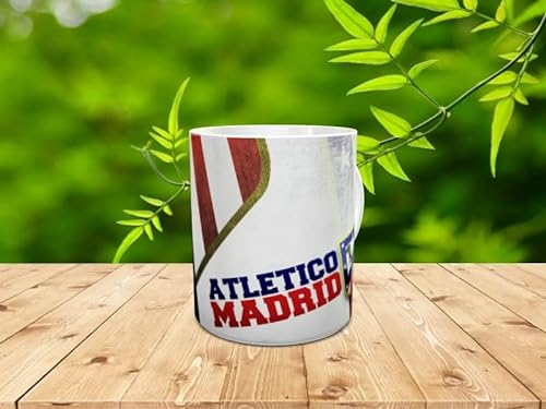 Genérico Taza personalizada para amantes del fútbol. España. Atlético de Madrid. Ideal para regalar a todo buen hincha.