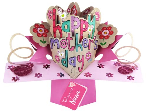 Happy Mother's Day To A Wonderful Nana Pop Up Card 3D Greeting Cards POP004M12