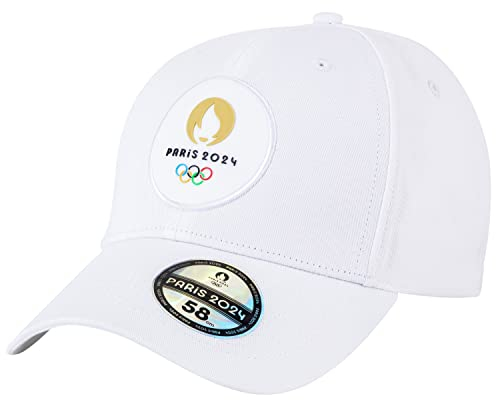 PARIS 2024 Herren Acjoparbc001 Baseballkappe, weiß, Einheitsgröße