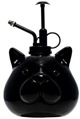 Fisura - Vaporisateur d'eau en forme de chat noir. Arrosoir à Une Main pour Jardin Plantes de 500 ml. Brume végétale avec arrosoir en Plastique. 19 cm x 12 cm.