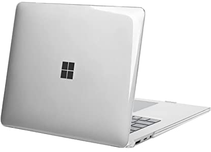 MOSISO Case Compatible with Surface Laptop 5/4/3 15 inch 2022 2021 2019 Release (models: 1872 & 1873 & 1953 & 1979) with Metal Keyboard, Protective Plastic Hard Shell Case Cover, Crystal Clear