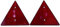MIRKALA | Catadioptrico Homologado para Remolque, Caravana, Reflectantes Remolque, Triangulos Reflectantes Remolque, Triángulos para Remolque Coche, Catadioptrico para Remolque Moto homologado, 2 Ud