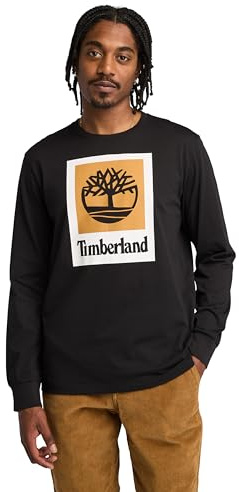 Timberland - Men's Long-Sleeved T-Shirt, Black, L