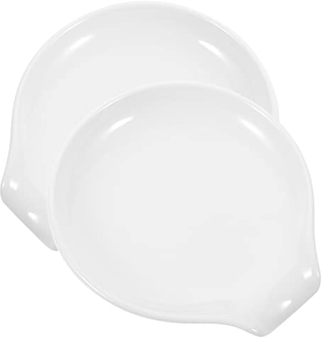 Ciieeo 2 Piezas porta cuchara reposacucharas para encimera reposacucharas de cocina sujeta cucharas cocina kitchen utensil rest soporte para cuchara de café reposacucharas de cerámica