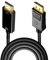 Kasoud Displayport to HDMI Cable Adapter, 1.8m DP to HDMI, Gold-Plated 4k, Compatible for Laptops, HDTVs, Monitors, Projectors, Cameras (Black)