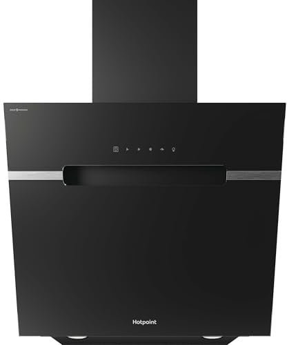 Hotpoint PHVS61FLTDPK 60cm Chimney Cooker Hood - Black