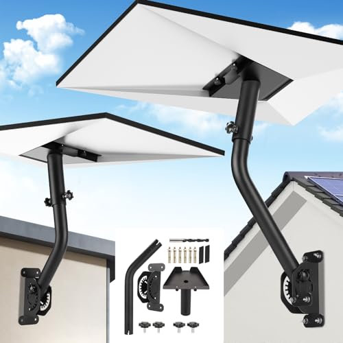 Support Starlink Gen 3,Kit de Montage Réglable Compatible avec l'Antenne Standard V3 de Starlink, Support Mural Starlink V3 Réglable à 360°, Support pour Mur/Toit pour Starlink.