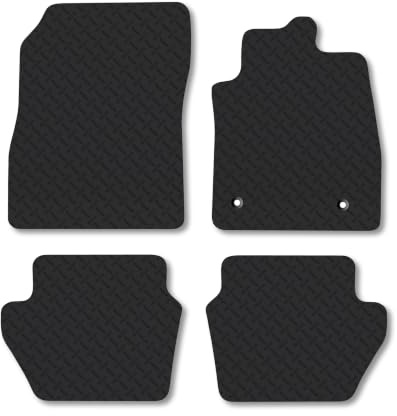 Fits Ford Puma (2019+) 5mm Rubber Car Mats | Heavy Duty Rubber Tailored Fit Floor Mats Full Coverage Durable Waterproof Accessories Easy Clean Anti Slip Made in the UK