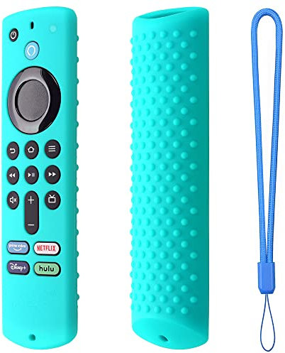 2022 Silicone Protective Cover For Fire TV Stick (3rd Gen) Third Generation Remote Control Anti-drop Dustproof Case Shell (Mint green)