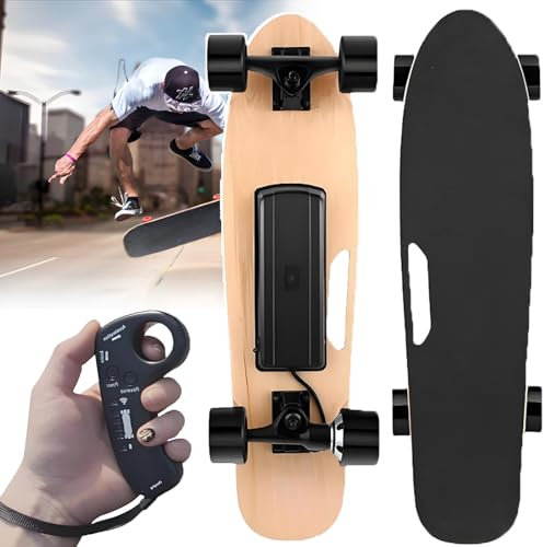 smafoseedding Skateboards Électriques D'extérieur avec Télécommande - Skateboards Électriques Tout-Terrain pour Adultes Et Adolescents, Moteur sans Balais 350 W, Planche en Érable Épais 7 Couches