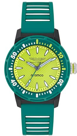 ASTON MARTIN Herren Uhr Analog Quarz AM Formula 1 Silikon