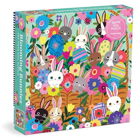 Blooming Bunnies 500 Piece Foil Puzzle