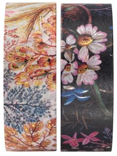 Anemone / Floralia (Mixed Pack) Washi Tape: Anemone & Floralia Metalic Foil, 15mm X 10 M, 1/2 X 32', 2 Rolls (Paperblanks Washi Tape)