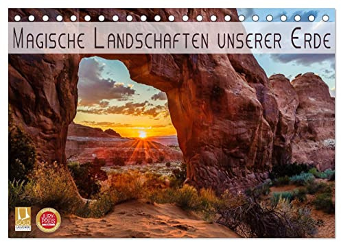 Magische Landschaften unserer Erde (Tischkalender 2026 DIN A5 quer), CALVENDO Monatskalender: Faszinierende Landschaften aus allen Teilen der Welt fotografisch festgehalten. (CALVENDO Natur)