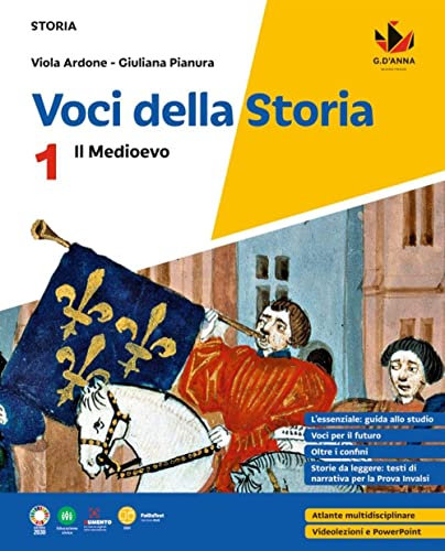 Voci della storia. Con La storia a colpo d'occhio. Per la Scuola media. Con e-book. Con espansione online. Il Medioevo (Vol. 1)