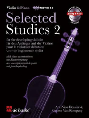 Violin and piano, position 1-3 : Selected Studies 2 pour développer le jeu du violoniste avec accompagnement de piano