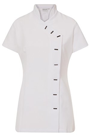 Proluxe Essentials Tunique croisée - Uniforme pour salon de beauté / coiffure / massage / Spa / Salon de manucure - Disponible en 7 couleurs