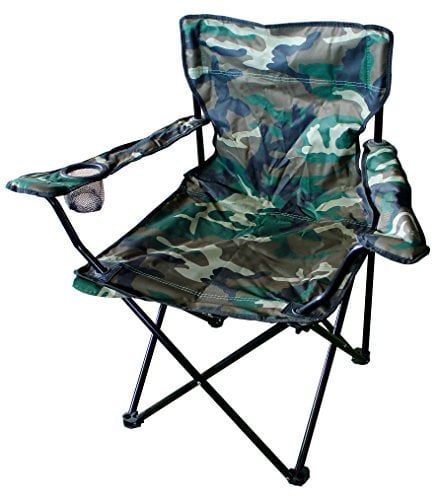 Anglersessel Campingstuhl Faltstuhl Anglerstuhl Regiestuhl mit Getränkehalter und Tasche, Farben Anglerstühle:Camouflage