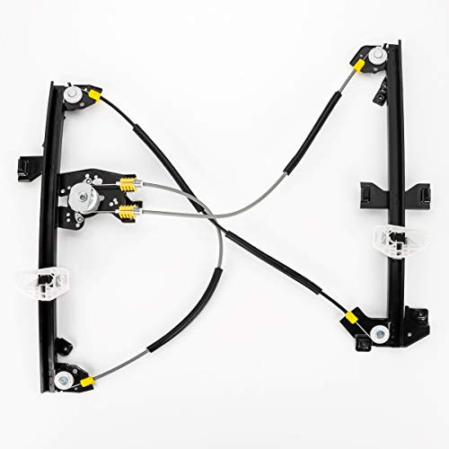 LST Elektrischer Fensterheber ohne Motor vorne links | Kompatibel mit Citroen Berlingo MF Peugeot Partner 5F 1996-2009, Fensterführung, Fensterhebermechanismus, Antrieb