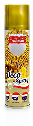 Goldspray aus der Sprühdose Dekospray 150 ml