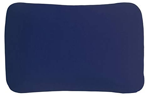 Edda Lux Bezug passend für Tempur Arch und Tempur Symphony S und M Schlafkissen, Softer Jersey Kissenbezug mit Reißverschluss, aus 100% Baumwolle, in Marine