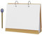 IPENNY DIY Tischkalender Kraftpapier Wochenkalender Quer Format leeres Papier ohne festes Datum Loseblattmalerei-Graffiti Querterminbuch Querkalender für Büro Zuhause