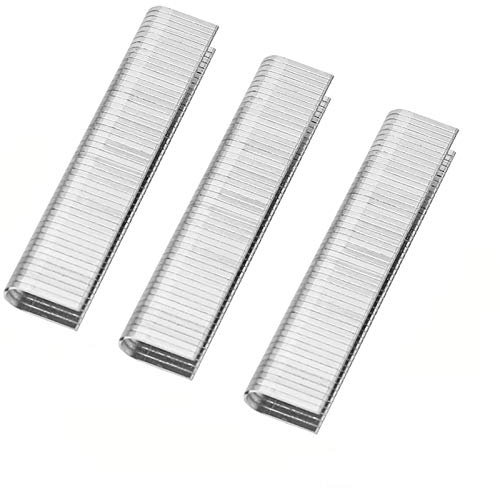 12MM Staples BE-TOOL U Type Staples Heavy Duty Stapler Silver for Upholstery and Furniture Trim (Pack of 1000)