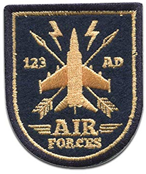 Catch the Patch Air Forces Troopers - (Größe: 4,9 x 5,9 cm) – Kultige Aufnäher zum Aufbügeln & Aufnähen – Für Jacken, Rucksäcke, Shirts & Cosplay – Ein Must-have für DIY-Fans