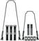 SKS-Germany Veloflexx 65 U-Stay Kit, 26-27.5 Schutzblech-Ersatz, Schwarz, TU EU