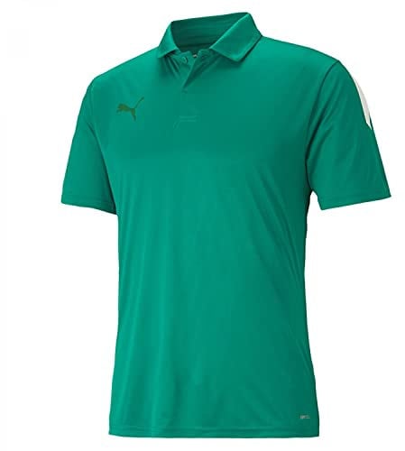 PUMA Herren Teamliga Sideline Polo Shirt, Grün, M EU