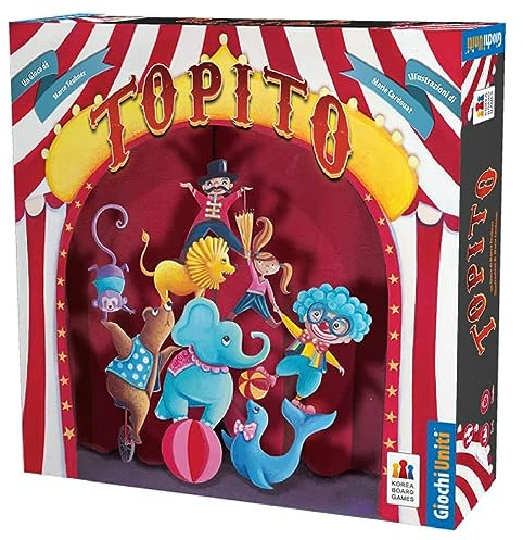 Giochi Uniti Topito, Brettspiel, 2-4 Spieler, 7+ Jahre, italienische Ausgabe, GU693