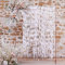 Miss Lovely Blätter-Vorhang Backdrop DIY Wand-Schmuck Tür-Vorhang Botanical Blätter in rosa Blush - Hochzeits-Deko Party-Dekoration Stoff-Girlande Vorhang Feier Geburtstags-Deko