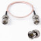 Vecys BNC Männlicher auf BNC Männlicher Kabel 75 Ohm BNC-Männlicher auf Männlicher HD-SDI RG179 HF-Koaxial-Pigtail-Jumper Kabel 6/15cm für VCR-Kamera Marine CB-Radio CCTV-Monitor